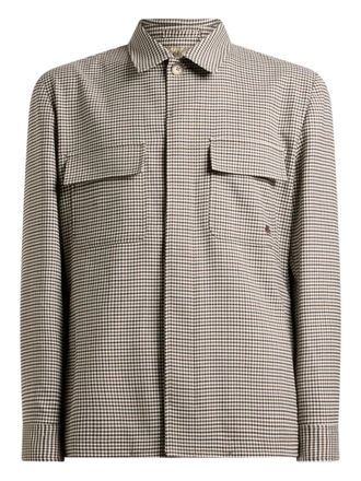 Etro gingham jacket - Brown