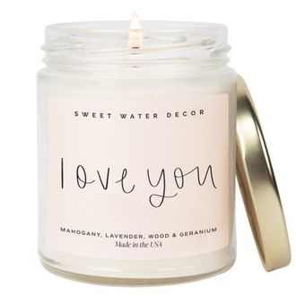 Sweet Water Decor Valentines Day Candles in Love You at Nordstrom