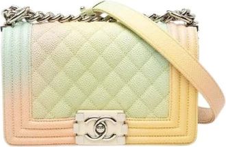 Chanel Pre-owned Boy Caviar Schoudertas - Dames - Vintage Schoudertas - Veelkleurig - ONE Size - Leer - Vintage