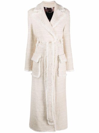 Philipp Plein Cappotto con cintura - Toni neutri
