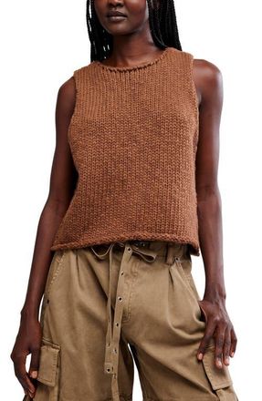 Free People Opal Sweater Tank in Emperador at Nordstrom, Size X-Small