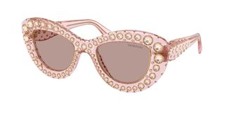 Swarovski SK6060 30017N Womens Sunglasses Pink Size 49