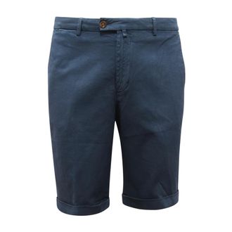 BRIGLIA 1949 Heren, Korte broeken, Blauw, Maat: S