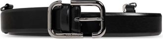 The Attico Leren Riem Met Ketting - Dames - Riemen - Zwart - L - Leer - Accessoires