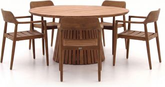 Bellagio la vita attrattiva Bellagio Balba/Santa Severina &oslash;150cm dining tuinset 6-delig stapelbaar