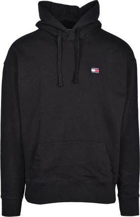 Tommy Jeans Hoodies & sweatvesten, Heren, Zwart, S, Katoen, Felpa