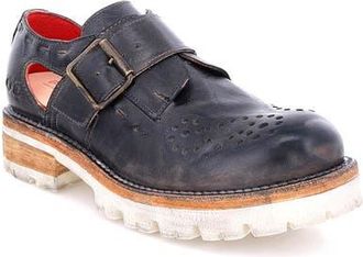 Bed Stü Dagny Platform Shoe in Black Rustic at Nordstrom, Size 8.5