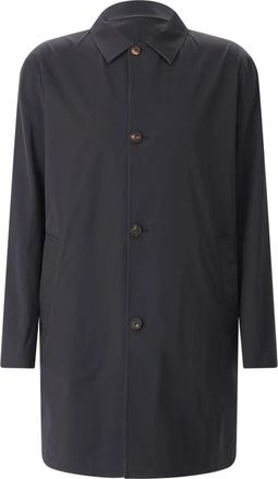 Kired Single-Breasted Coats - Heren - Mantel - Zwart - 2XL - Jassen