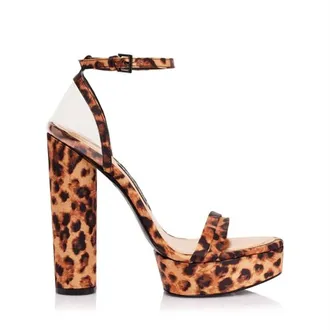 Jessica Rich Womens Platform Sandal In Leopard