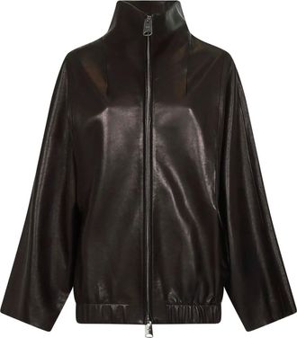 Khaite Giacca con zip - Nero