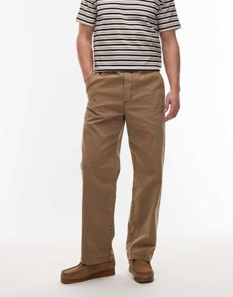 Wood Wood Double A By Wood Wood - Lax - Pantaloni dritti marroni-Marrone