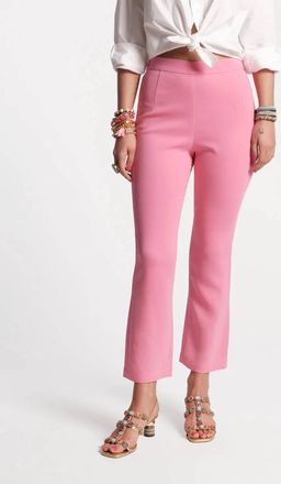 Frances Valentine Quincy High Rise Pant In Pink