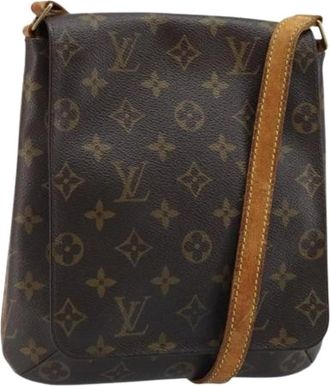 Louis Vuitton Pre-owned Cross Body Bags, female, Brown, Size: ONE SIZE Pre-owned Vintage Monogram Shoulder Bag