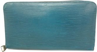 Louis Vuitton Bleu Celeste Long Wallet (Bi-Fold) (Pre-Owned)