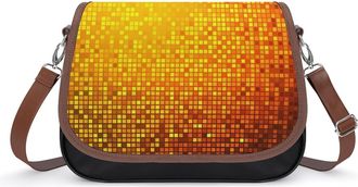 Generic Disco Ball Pattern Fashion Womens Crossbody Bags Novelty Handbag Shoulder Bag Purse