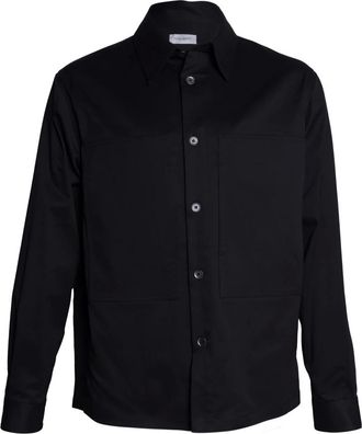 Paolo Pecora Casual Shirts, male, Black, Size: L Overshirt