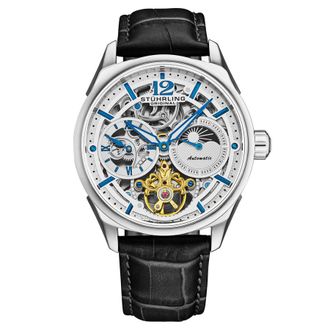 St&uuml;hrling Legacy Chronograph Automatic Silver Dial Mens Watch M18244