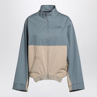 Maison Margiela Blue-Grey/Beige Double-Breasted Jacket