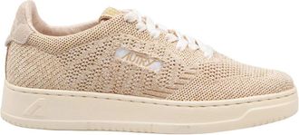 Autry Medalist - Dames - Sneakers - Beige - 39 EU - Katoen - Schoenen