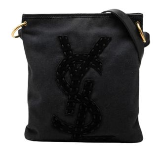 Saint Laurent Pre-owned Kahala Denim Shoulder Bag - Dames - Pre-owned - Zwart - Maat: ONE Size Denim