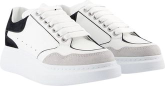 Alexander McQueen Alexander Mcqueen Womens Calfskin Leather Oversized Sneaker (Authentic Pre-Loved)