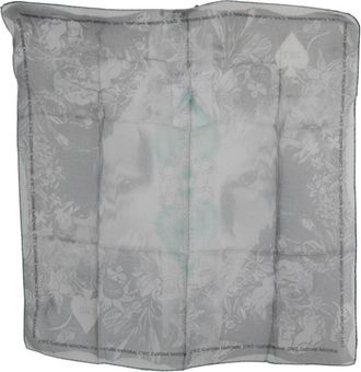 Costume National Zijden Sjaal Foulard Wrap Sjaal - Dames - Zijden sjaals - Grijs - ONE Size - Accessoires
