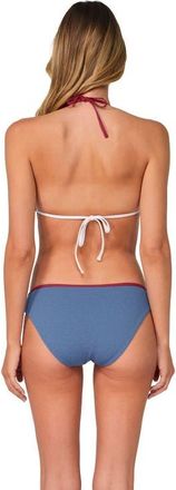 Swim Systems Berkeley Hipster Bikini Swim Bottoms in Banner Blue Lurex at Nordstrom, Size X-Large