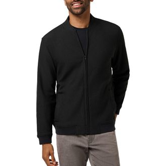 Travis Mathew Social Club Bomber Jacket in Heather Black at Nordstrom, Size Xx-Large