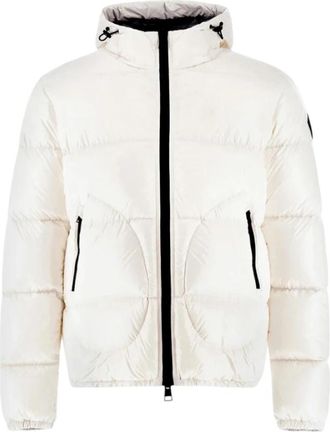 Herno Bomber Gloss - Heren - Gewatteerde jassen - Wit - M - Jassen