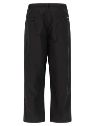 Balenciaga Mens Cotton Twill Chino Black