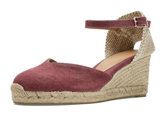 Castaner Chiarita 60 mm Wedge Espadrille Womens Shoes Sand : EU 37 (US Womens 6.5) N, Textile