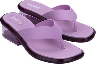 Melissa Margot Flip Flop in Transparent Pink at Nordstrom, Size 10