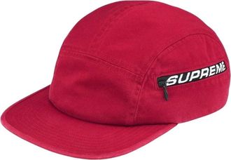 SUPREME SS26 Side Zip Camp Cap Red SUP-SS26-1031-RED