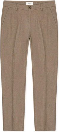 Les Deux Wool Reg Suit Pants - Heren - Chinos - Bruin - W29 L32 - Wol - Broeken