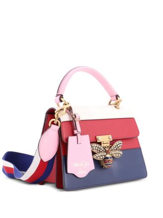 Gucci Queen Margaret Top Handle Bag Colorblock Leather Small satchel - Veelkleurig