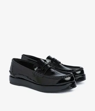 Pedro Garcia Maxi loafer in black patent leather | Sergia | Fall winter 26