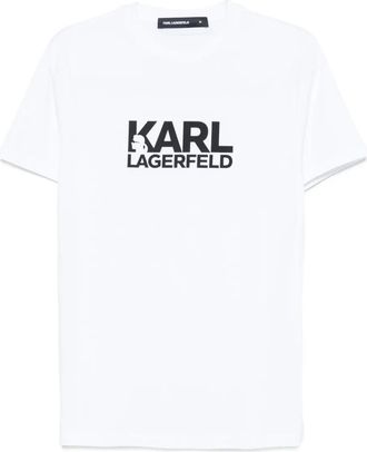 Karl Lagerfeld T-shirt con logo - Bianco