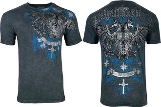 Xtreme Couture Archaic by Affliction Mens T-Shirt Calcium, Grey, Large