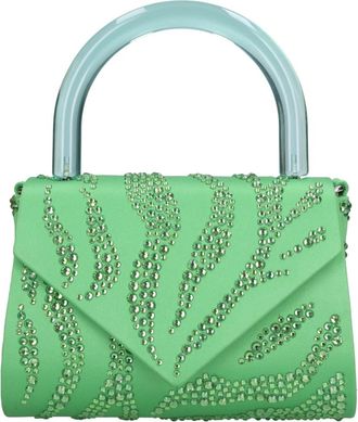 Gedebe Mini Cookie Bag - Dames - Handtassen - Groen - ONE Size - Satijn - Tassen