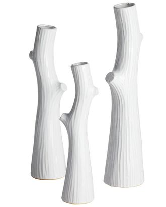 Napa Home & Garden Handmade Set Of 3 Woodland Tall Vases