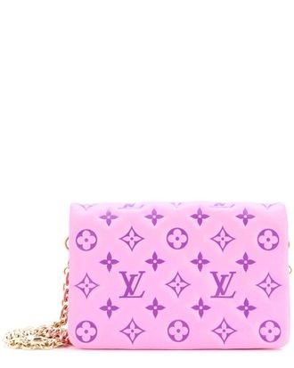 Louis Vuitton Pink Monogram Embossed Lambskin Coussin Pochette (Authentic Pre- Loved)
