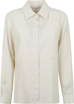 Max Mara Shirts - Dames - Overhemden - Beige - L - Overhemden
