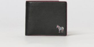 Paul Smith Smooth Leather Bifold Wallet with Internal Graphic Print