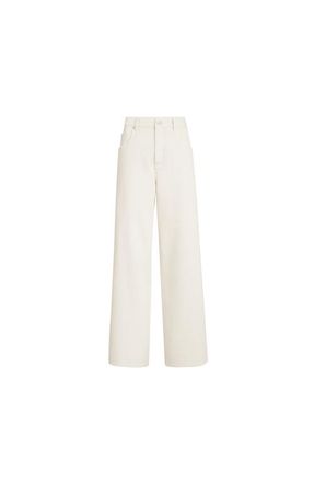 Brunello Cucinelli Relaxed trousers in Chalk at Nordstrom, Size 50 It