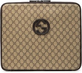 Gucci Pre-owned Accessoires Etui - Dames - Vintage Clutch - Bruin - ONE Size - Vintage