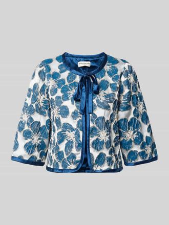 Lollys Laundry Jacke mit Schn&uuml;rung Modell Trine in Blau, Gr&ouml;&szlig;e XL