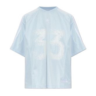 adidas Jersey Top - Tops - Mujer - Azul - 2XS