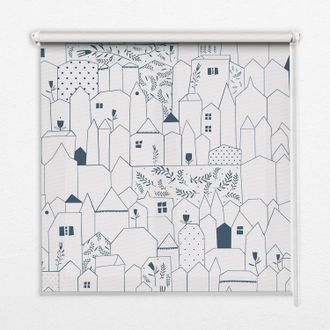 Tulup Tenda A Rullo Interna Per Finestra - Tenda Filtrante Luce - Tenda Privacy - Tenda Decorativa Rettangolare - Rullo Per Interni - (90 Cm X 180 Cm) - Cas