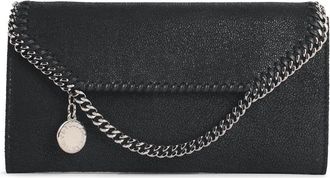Stella McCartney Cartera Stella Mc Cartney Continental Con Solapa Falabella En Negro Eco Pele