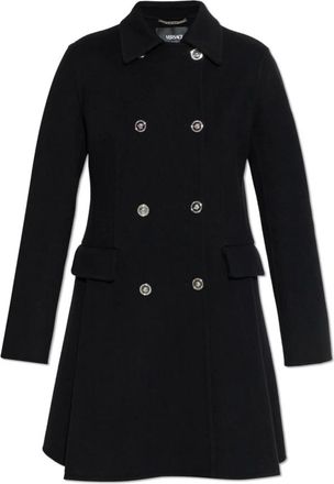 Versace Mujer, Abrigos, Negro, Talla: 2XS